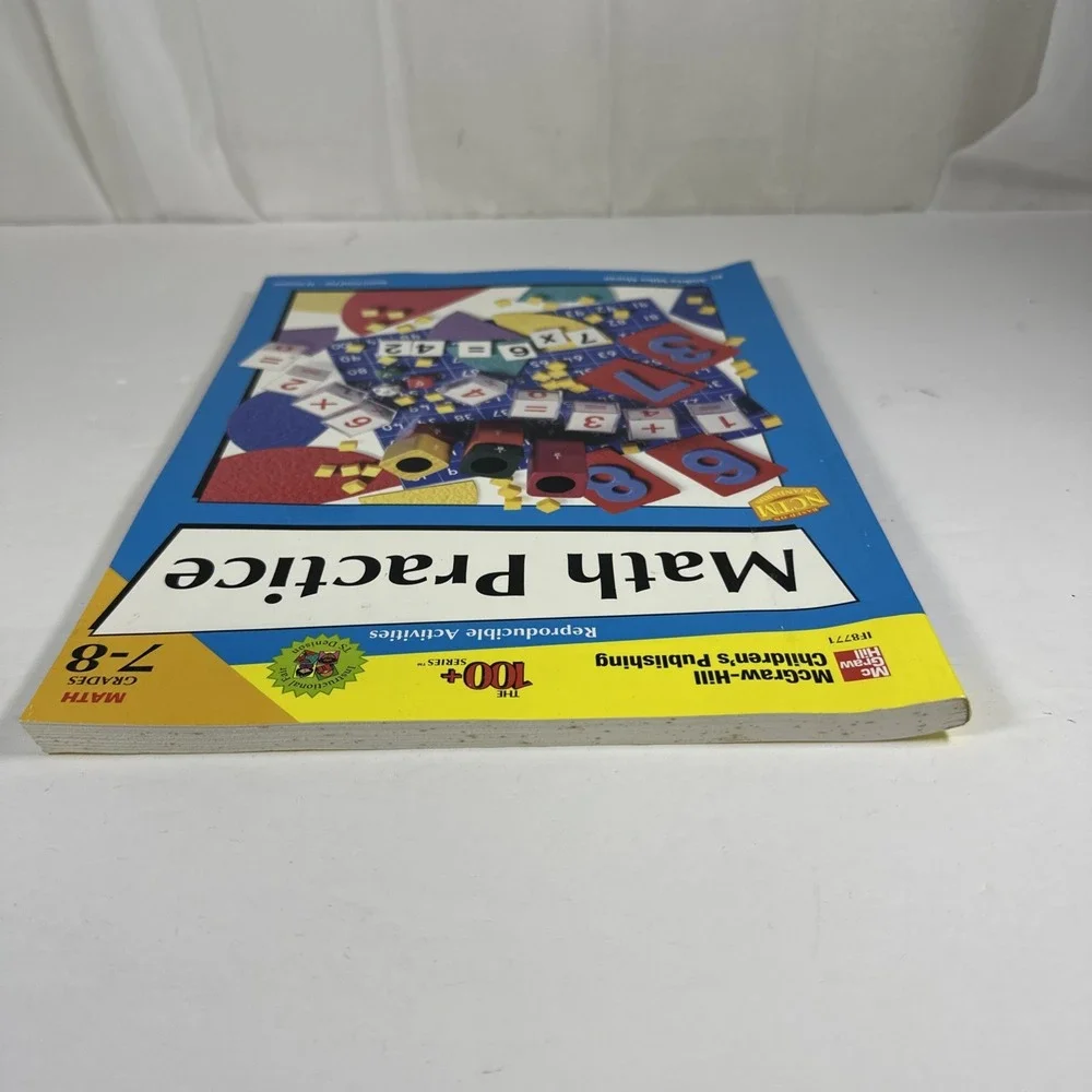 Math Practice Grades 7-8 The 100 SeriesTM Paperback Unused
